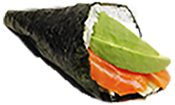 Zalm, avocado Temaki